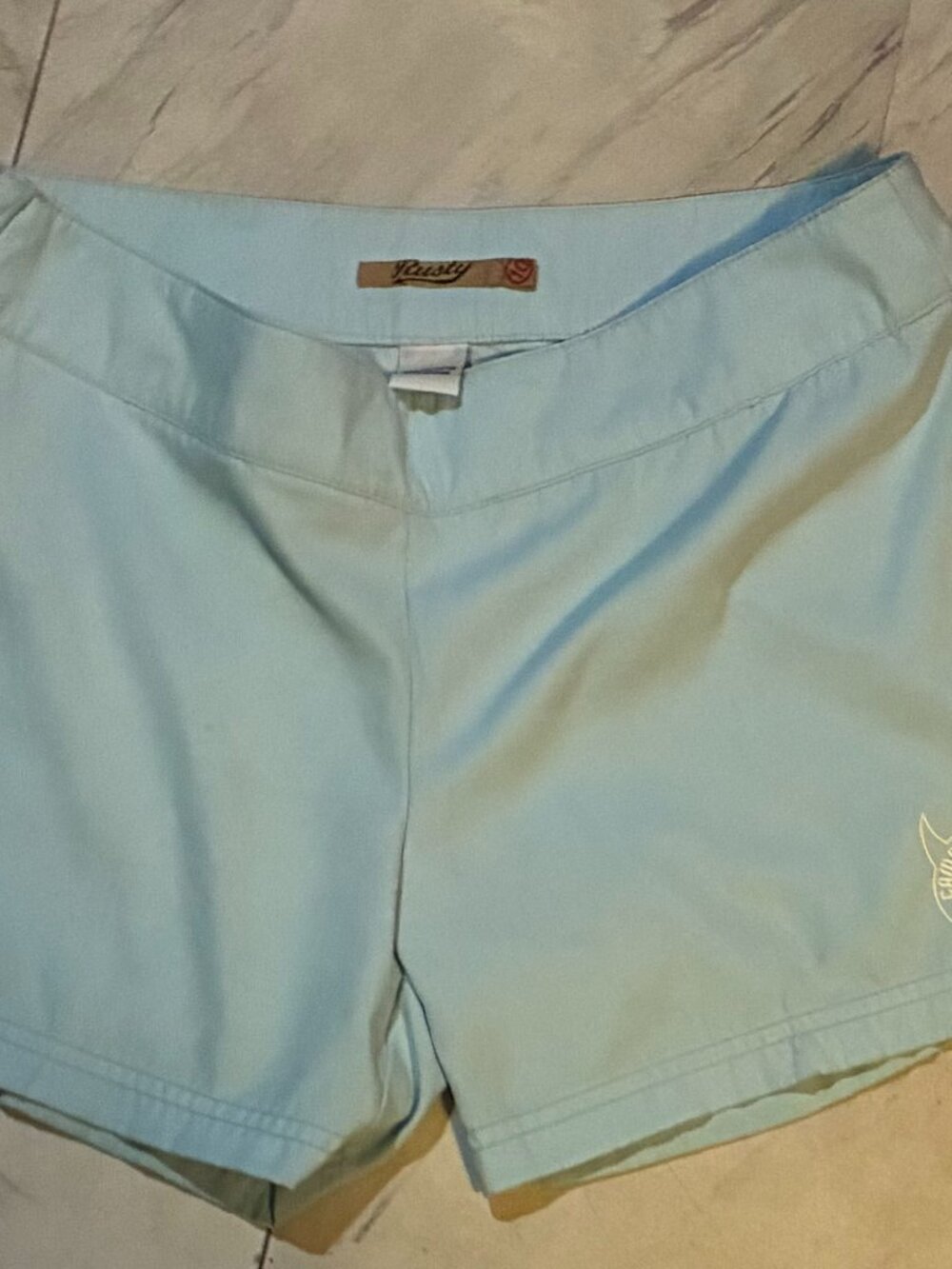 Rusty Women's Light Blue Camp Bermuda Size 10